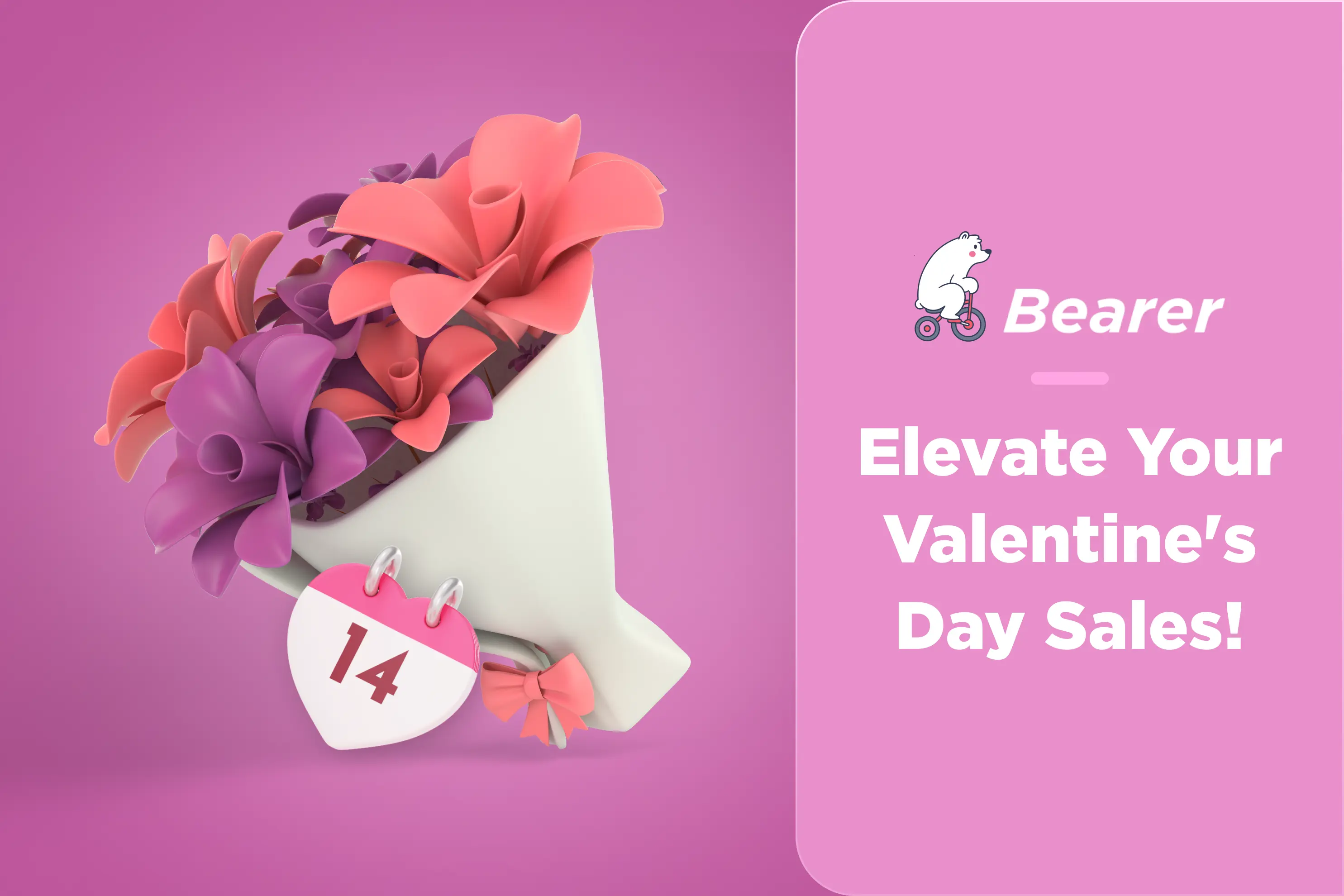 Elevate Your Valentine's Day Sales with Bearer's Express Flower Delivery