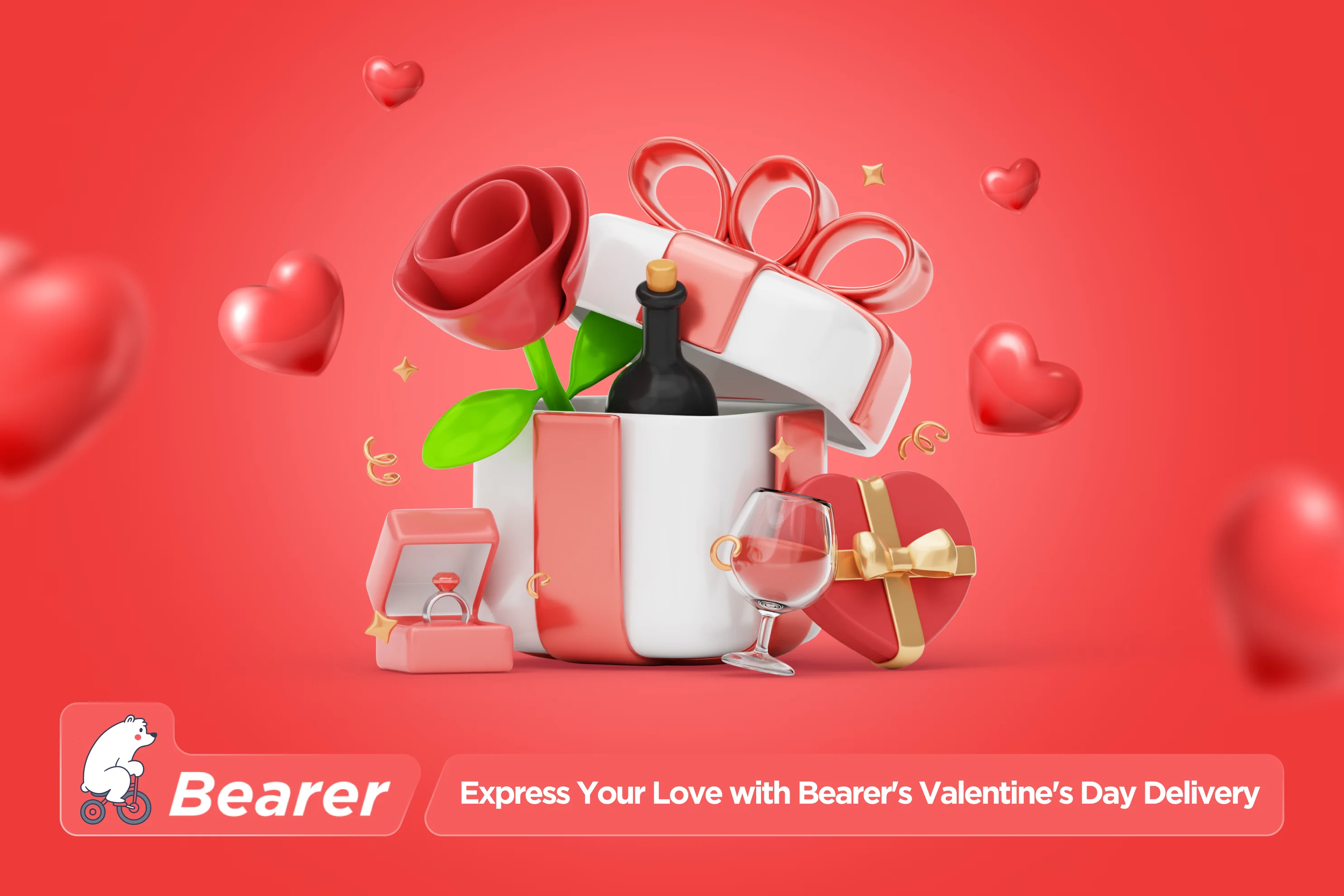 Express Your Love with Bearer's Valentine's Day Delivery